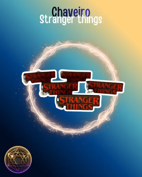 Chaveiro Stranger Things – Acessório Geek Personalizado da Série