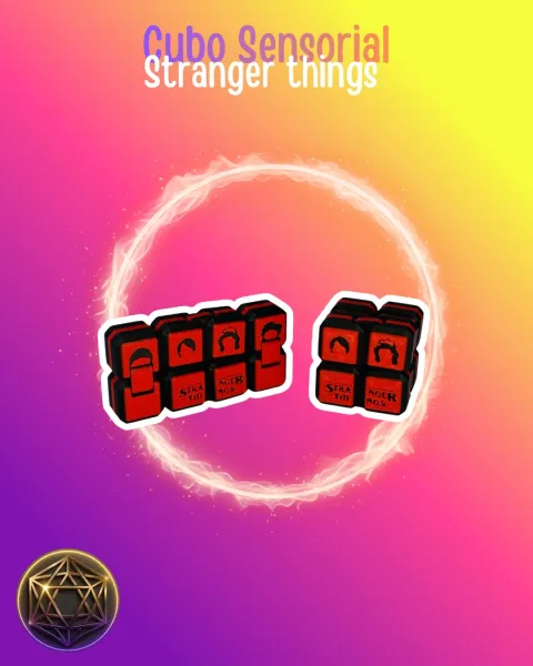 Fidget Stranger Things Articulado – Brinquedo Sensorial Geek Anti Stress