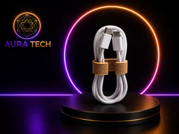 Organizador de Cabos Reutilizável | Prendedor para Cabos USB, Carregadores e Fios