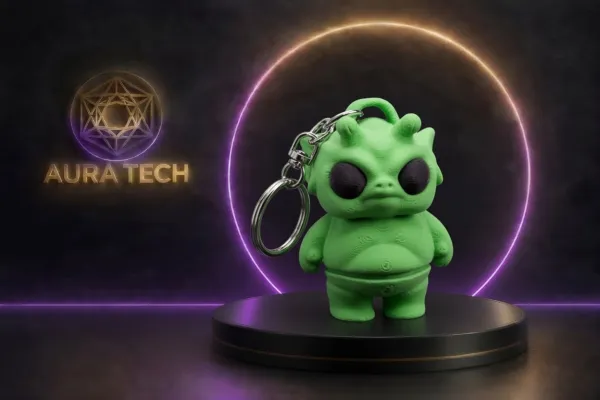 Mini Chaveiro Alienígena Articulado Montável | Seu Amigo Cósmico e Divertido!