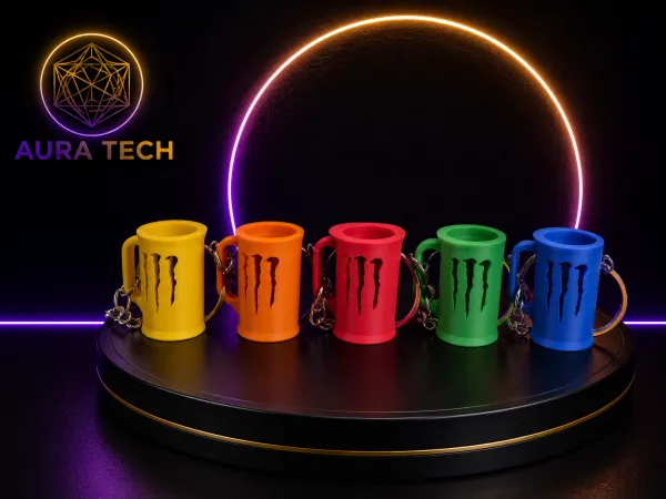 Chaveiro Caneca Monster Energy | Estiloso & Colecionável