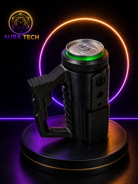 Porta Latas Tático Aura Tech | A Pegada Robusta Para Sua Bebida Gelada