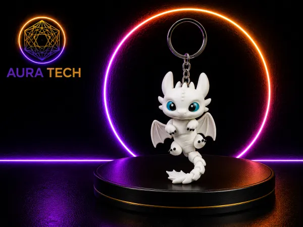 Fúria da Luz Articulada: Miniatura Colecionável Encantadora