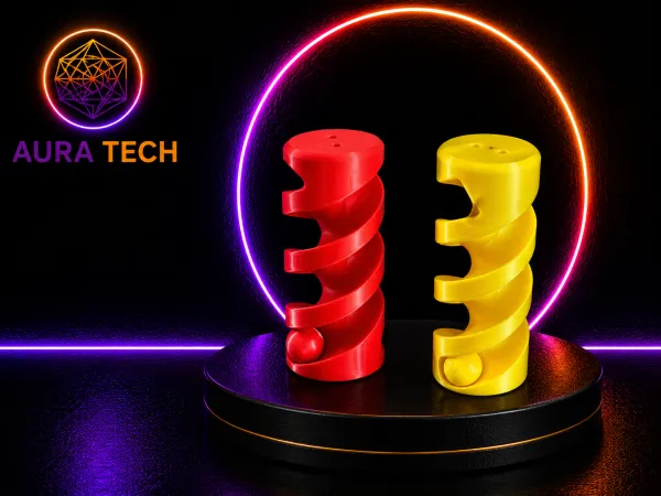 Chaveiro Anti Estresse Espiral 3D | Brinquedo Sensorial Relaxante e Divertido