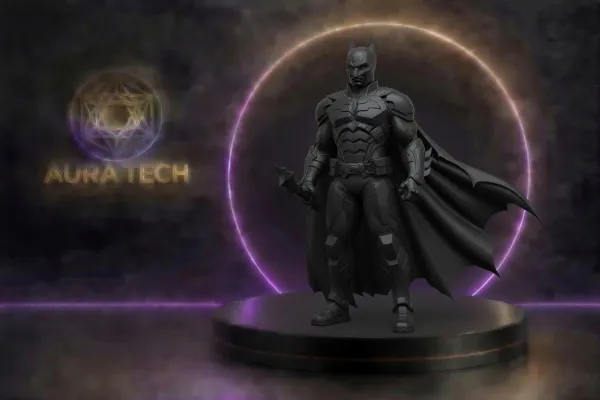 Estátua Batman 10cm | Colecionável Imponente em Impressão 3D