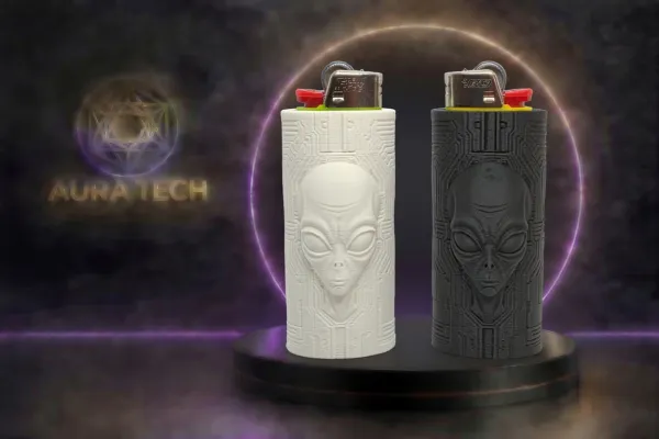 Capa para Isqueiro Bic Alienígena – Design Futurista e Geek