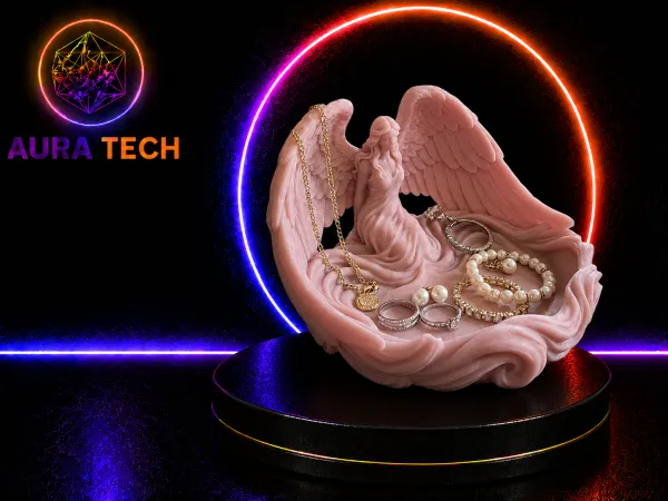 Porta Joias Anjo Decorativo – Organizador Elegante para Acessórios