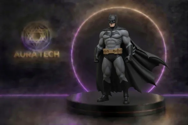 Estatueta Colecionável Batman | Impressão 3D de Alta Fidelidade | Aura Tech