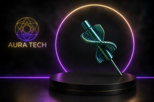 Espiral Cinético | Ilusão Óptica Rotacional | Aura Tech
