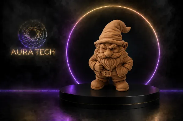 Gnomo Decorativo | Impressão 3D de Alta Precisão | Aura Tech