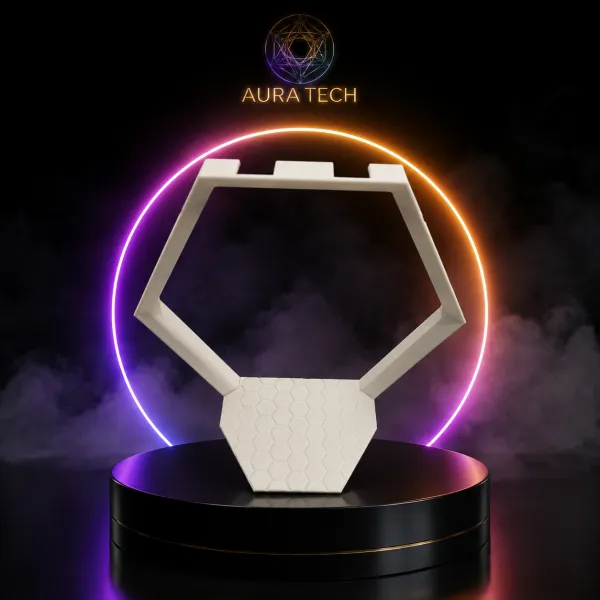 Suporte Hexagonal Multifuncional | Impressão 3D de Alta Precisão | Aura Tech