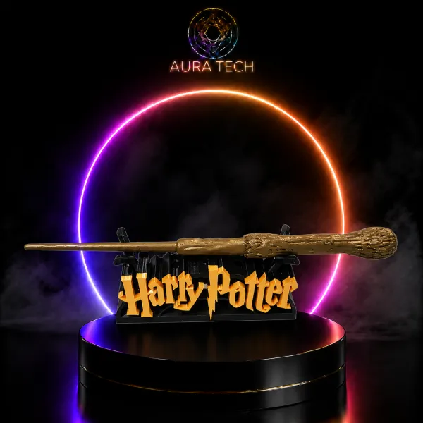 Suporte De Varinha Harry Potter Personalizado | Impressão 3D Premium | Aura Tech