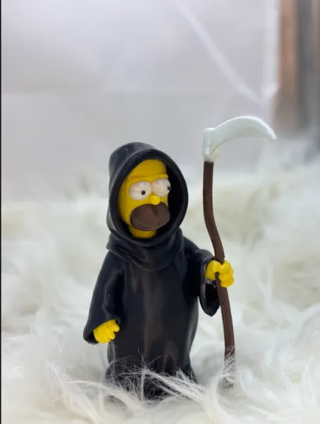 Boneco Homer Simpsons Anjo da Morte