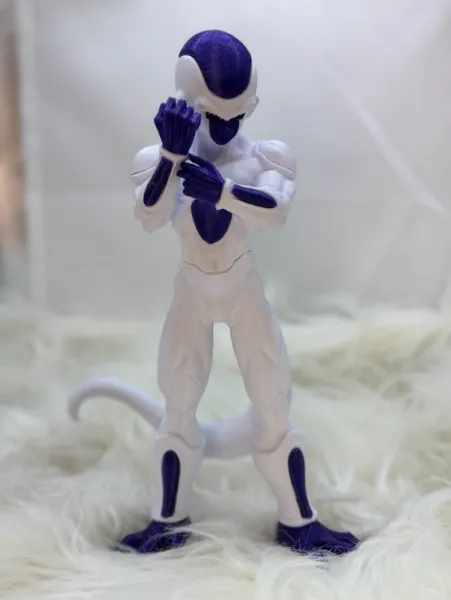 Freeza (1ª Forma) | Estatueta Impressa 3D de Alta Resolução | Aura Tech
