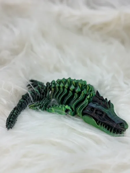 Mosassauro Articulado – Impressão 3D Multicolorida