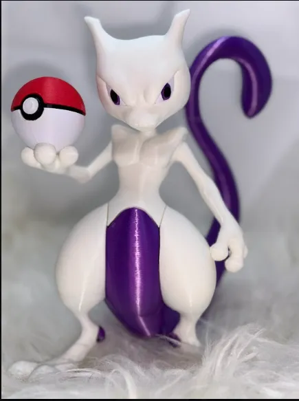 Boneco Colecionavel Mewtwo com Pokébola