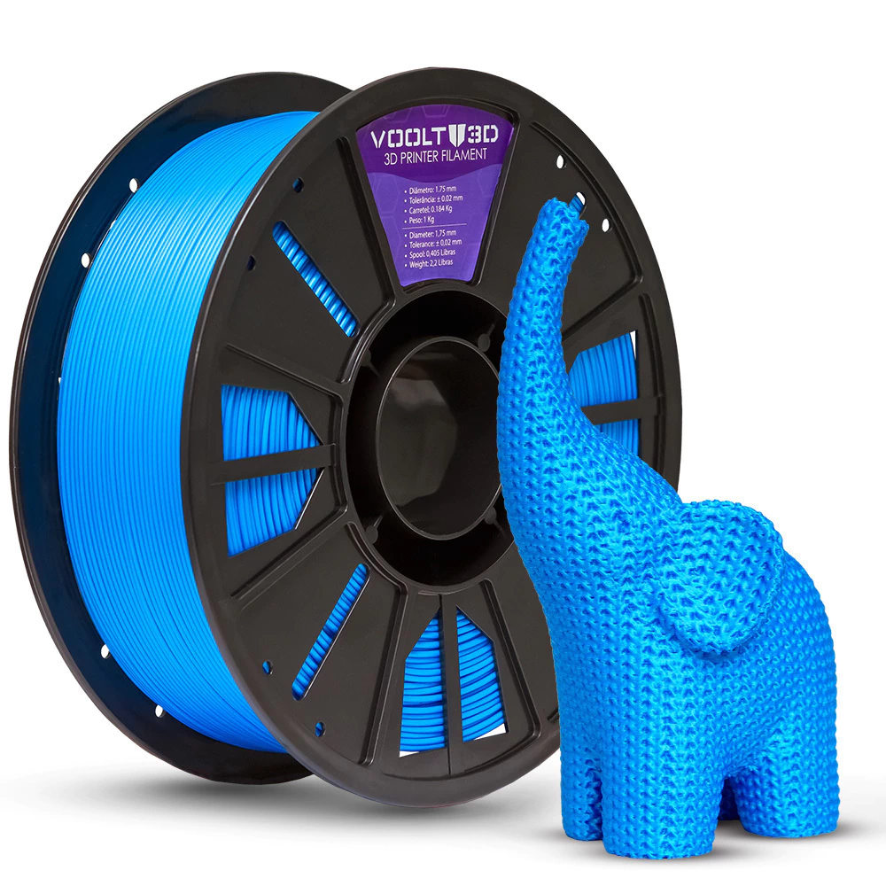 Filamento Voolt PLA Azul - 1kg