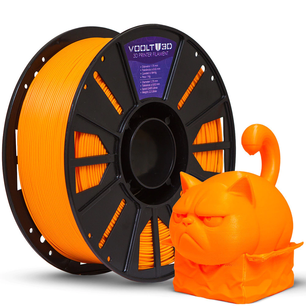 Filamento Voolt PLA Laranja - 1kg