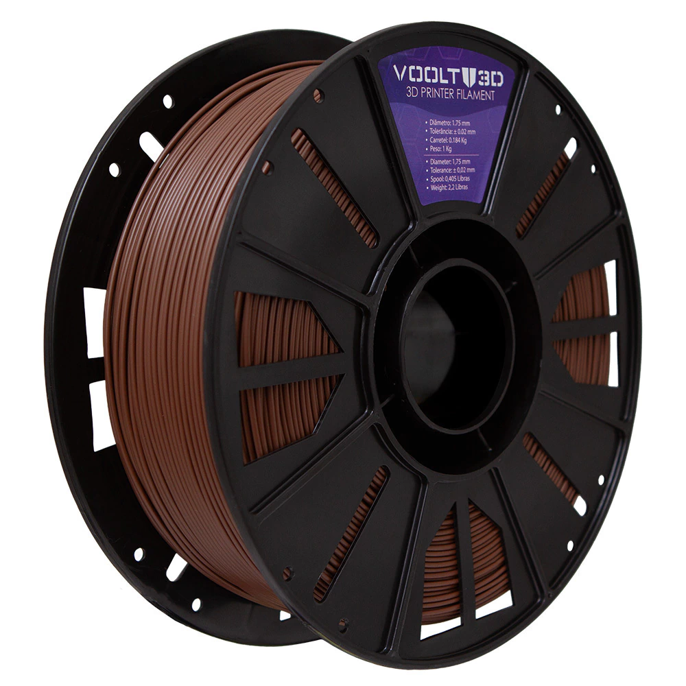 Filamento Voolt PLA Marrom - 1kg