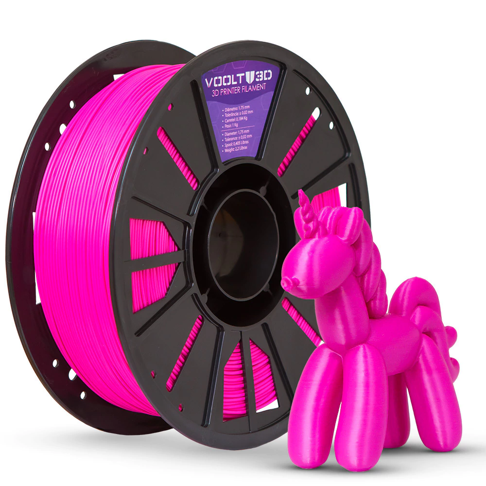 Filamento Voolt PLA Rosa Púrpura - 1kg