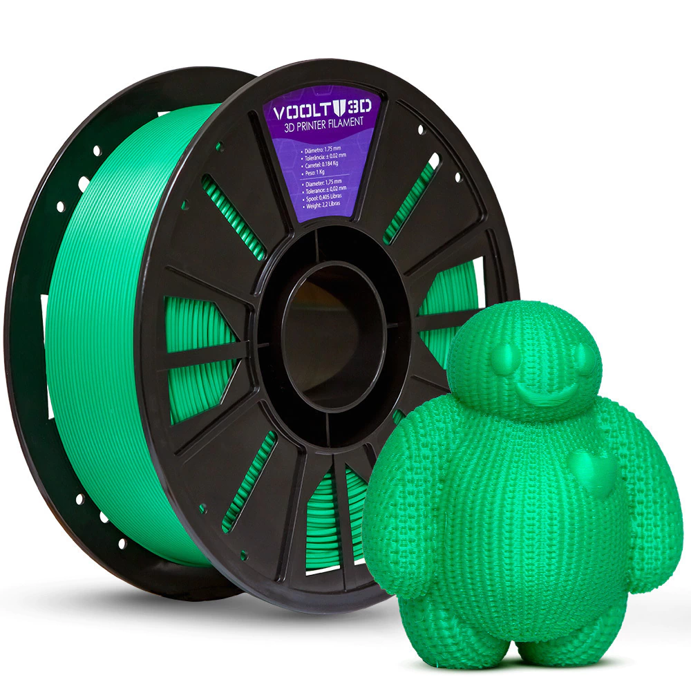 Filamento Voolt PLA Verde - 1kg