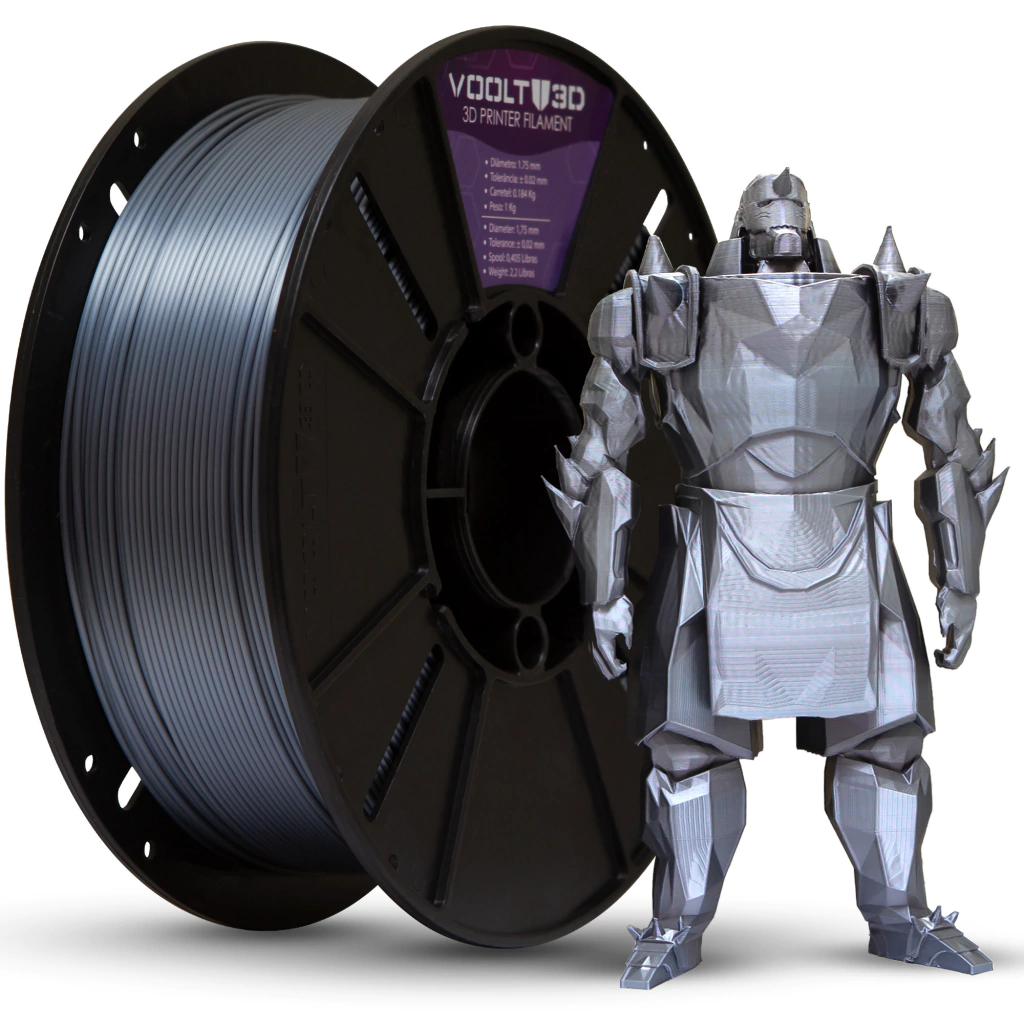 Filamento Voolt PLA Inox V-Silk - 1kg