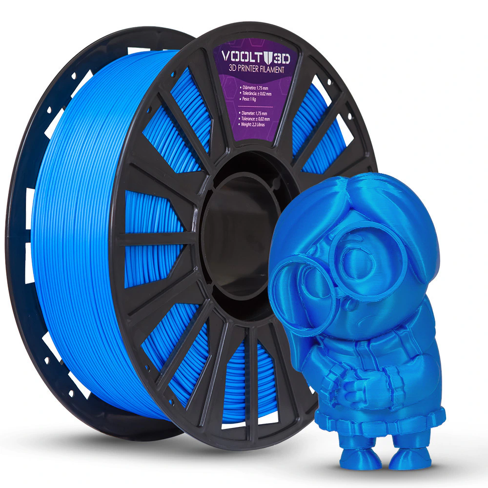 Filamento Voolt PLA Azul Velvet - 1kg