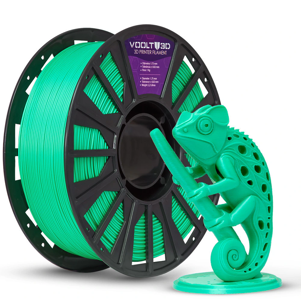 Filamento Voolt PLA Verde Velvet - 1kg