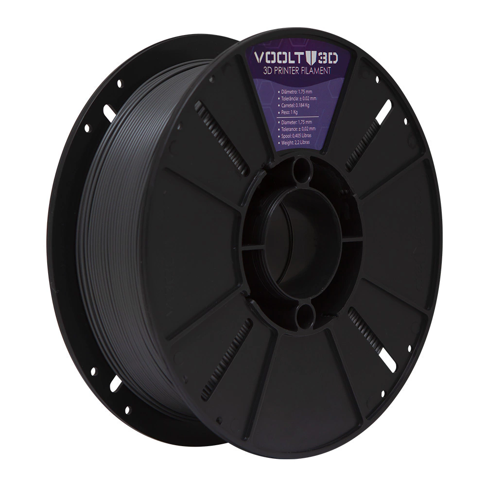 Filamento Voolt PLA Grafeno Velvet - 1kg
