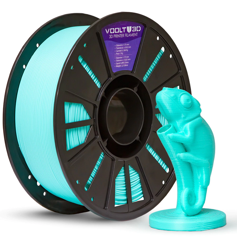 Filamento Voolt PLA Verde Tiffany - 1kg