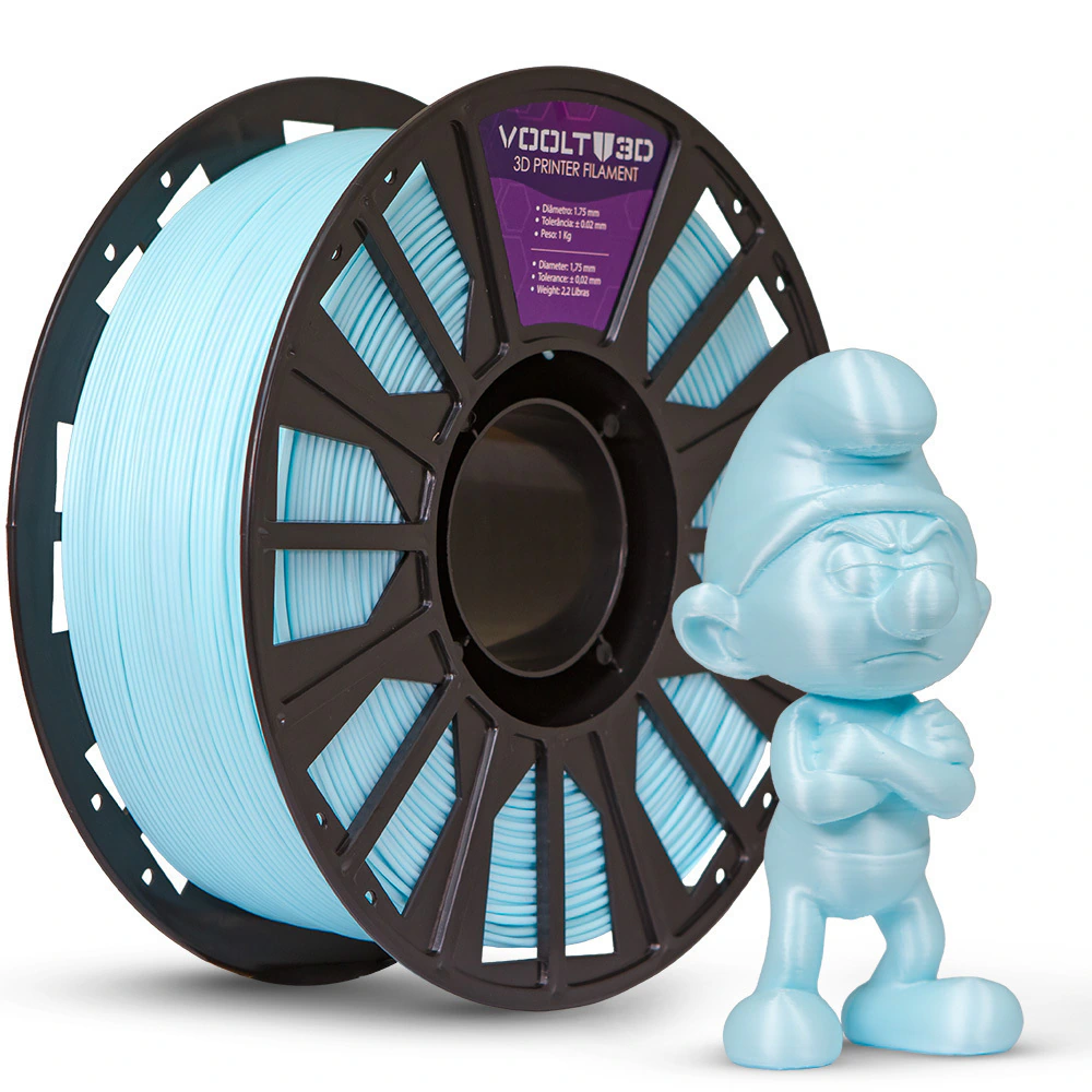 Filamento Voolt PLA Azul Velvet Macaron - 1kg