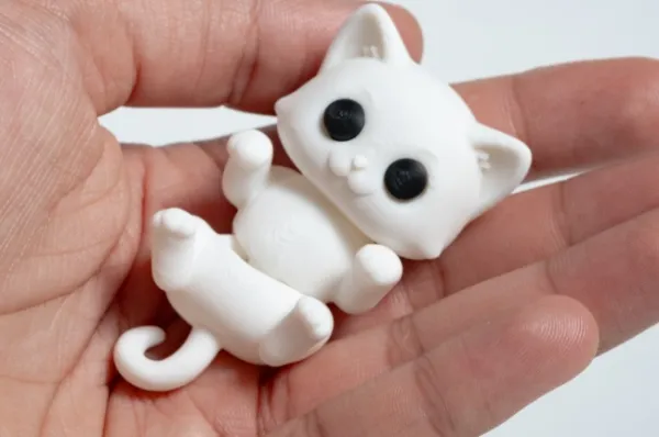 Mini Gatinho Fofo | Olhos Expressivos | Decoração Minimalista e Adorável
