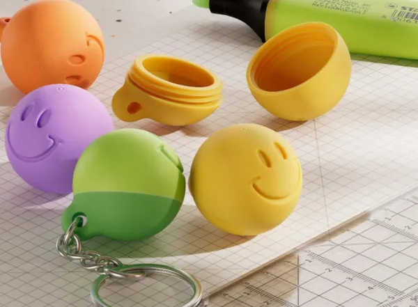 Cápsula da Alegria Smile: Seu Mini Organizador Sorridente e Vibrante