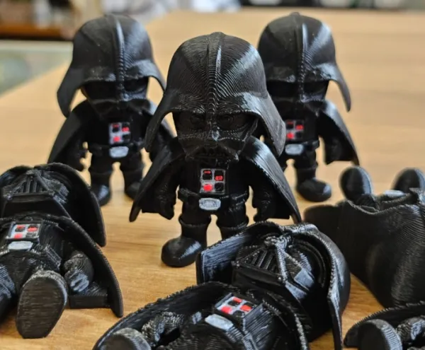 Mini Darth Vader 3D | O Lado Fofo da Força | Impressão de Alta Qualidade