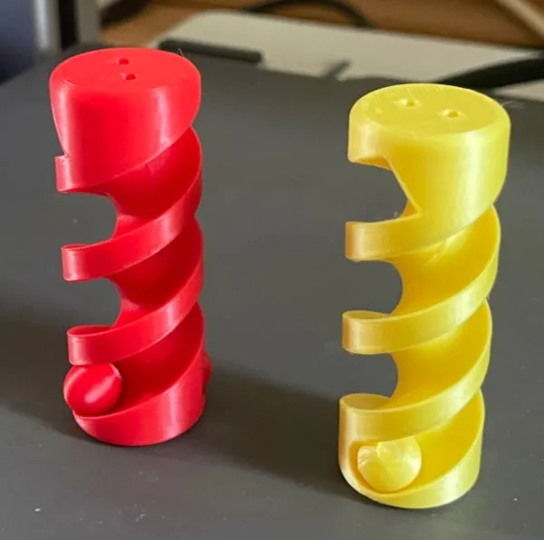 Chaveiro Anti Estresse Espiral 3D | Brinquedo Sensorial Relaxante e Divertido