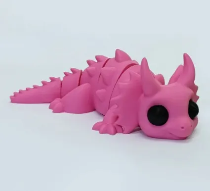 Chaveiro Dragão Articulado Fofo | Anti-Estresse e Decorativo