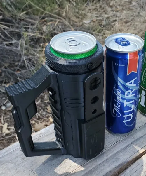 Porta Latas Tático Aura Tech | A Pegada Robusta Para Sua Bebida Gelada