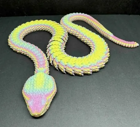 Cobra Articulada | Fidget Toy 3D Suave e Relaxante