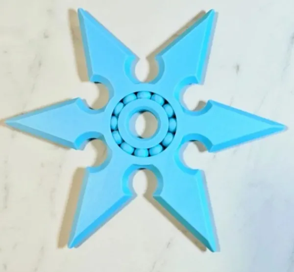 Fidget Spinner Shuriken | Giro Suave e Design Épico | Alívio e Diversão