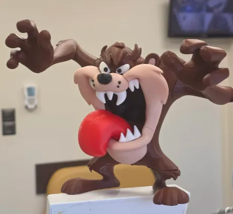 Taz Tasmânia Looney Tunes – Impressão 3D Multicolorida