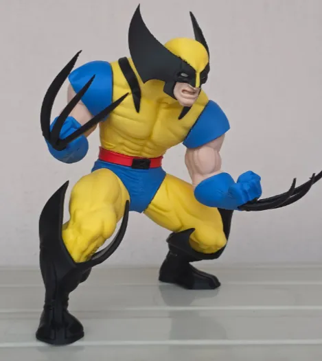 Wolverine Marvel – Impressão 3D Multicolorida