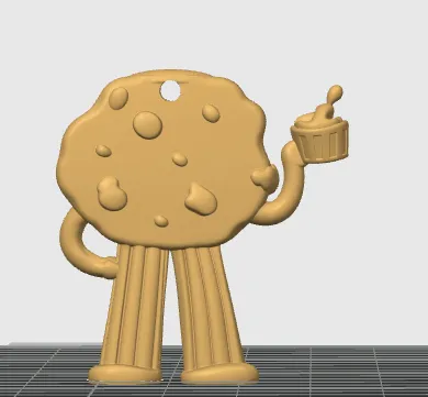Chaveiro Decorativo Personagem Biscoito Cookie